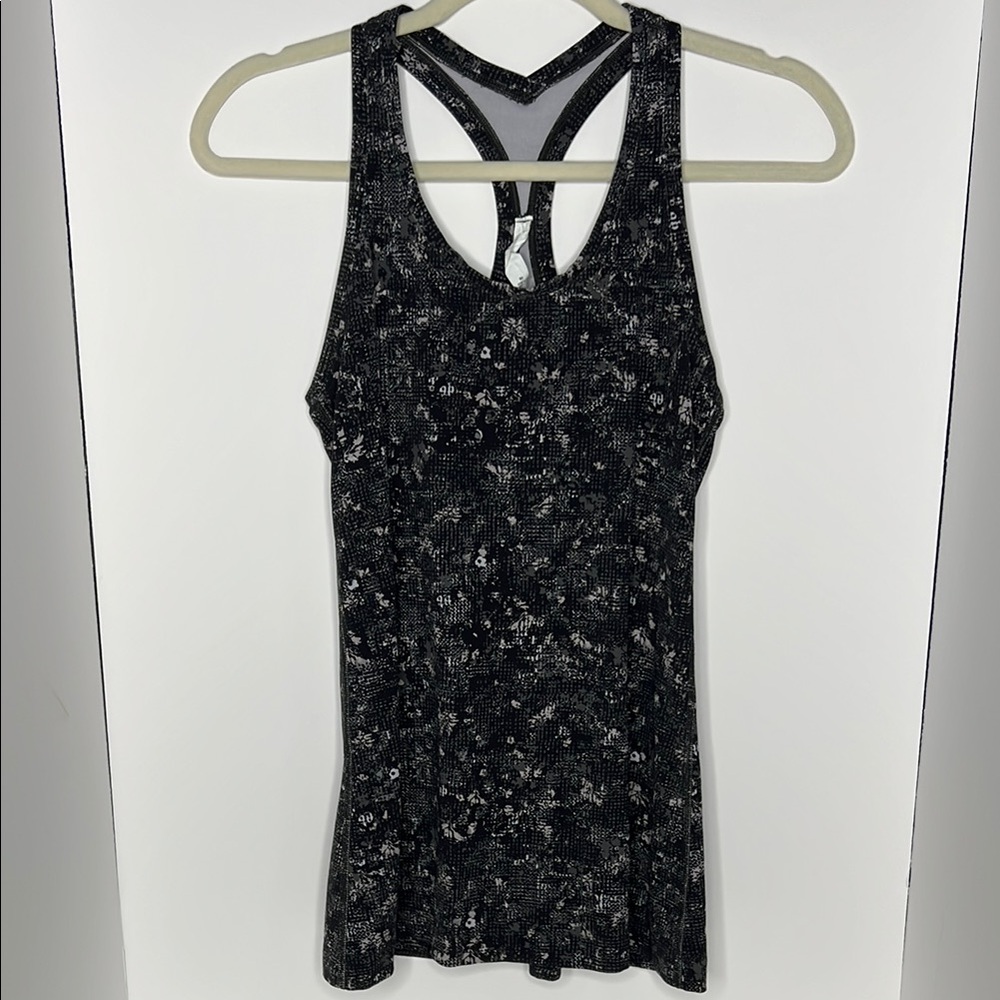 Lululemon Athletica Black and Gray Tank Top